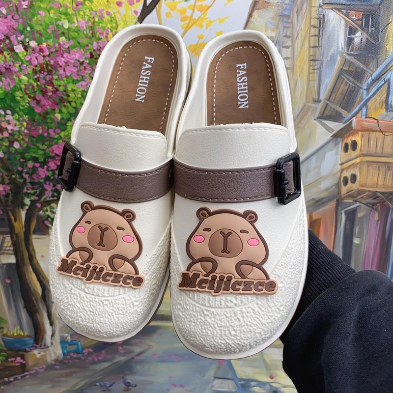 Product Introduction of AM809-Giày Lỗ Bao Đầu nữ 2025 đế dày mùa hè 3 màu DéP Shoes dépyeezy dép  đúc dép  gấu 21
