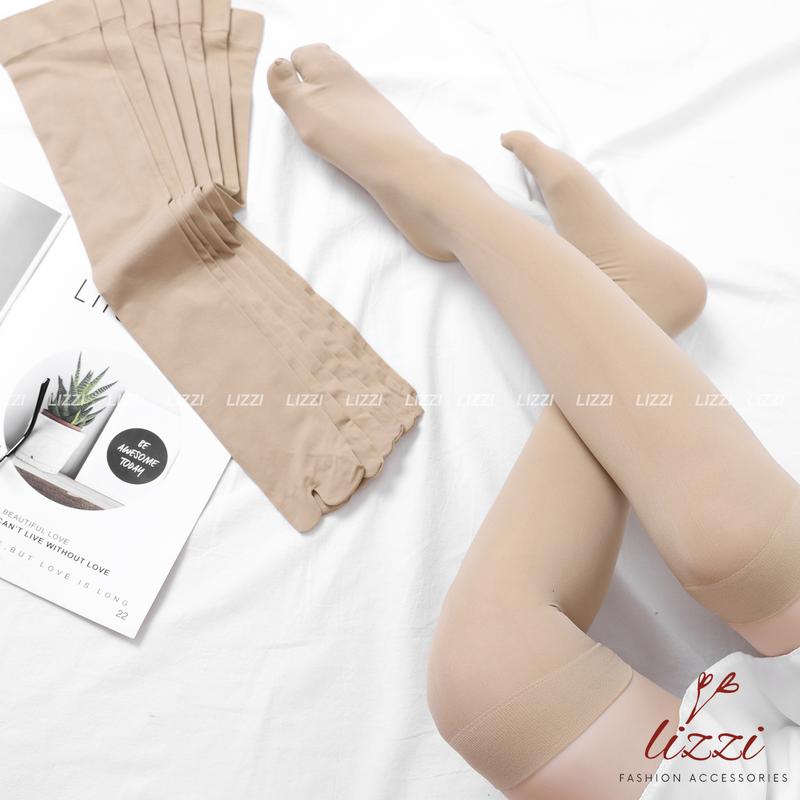 Tất Đùi Da Chân Dày Dặn Dài Tới Đùi Chống Nắng Bảo Vệ Da Chân Nữ Vớ