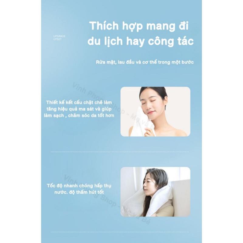 Combo Khăn Tắm Khăn Mặt Dùng 1 Lần, Khăn Tắm Du Lịch Tiện Lợi Mềm Mại Thấm Hút, Khăn Tắm Dùng 1 Lần 5