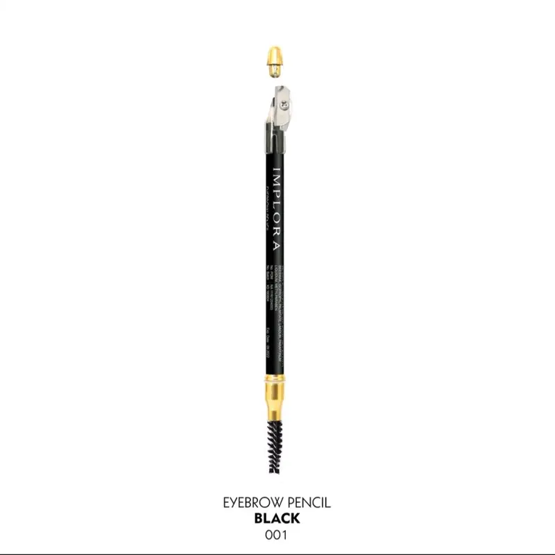 IMPLORA PENSIL ALIS | Black | Grey | Brown | Dark Brown Tahan Lama Eyebrow 3