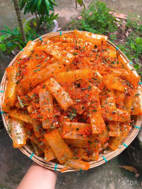 BỊCH 100G BÁNH TRÁNG TÔM HÀNH SA TẾ 0
