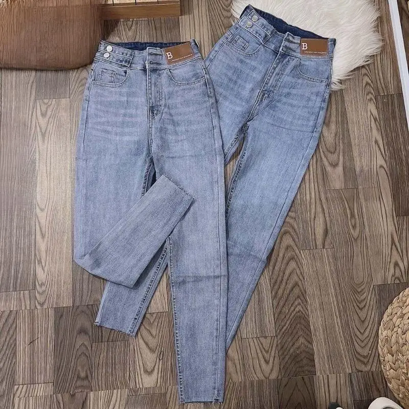 Quần Jean Nữ Lưng Cao Skinny Tôn Dáng Có Nhiều Màu