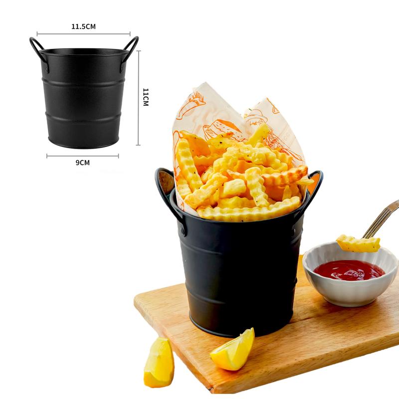 Mini Metal Bucket Set Mini Stainless Steel Ice Bucket Barrel - TikTok ...