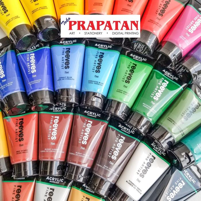 Jual Reeves Acrylic Paint / Cat Akrilik Reeves 75 ml - Lemon Yellow ...