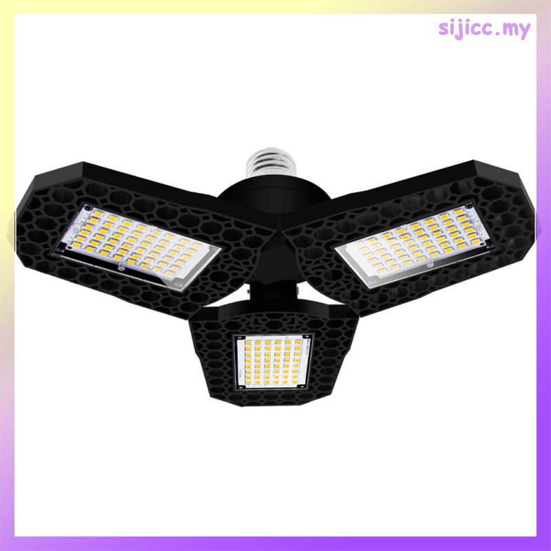 Product Introduction of Ready Stock Ceiling Lights Garage Deformable Motion Sensor LED Lamps Workshop Folding Deformation Out of Shape Sports sijicc 8