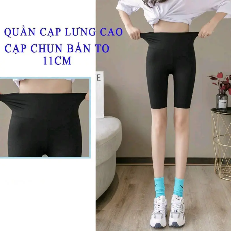 Quần Legging Ngố Đúc Su QC Full Hộp Tem Mác Nữ Women 6
