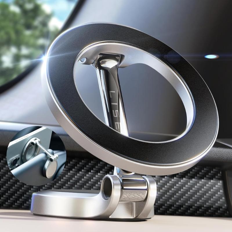 [Giá đỡ Magsafe] Giá đỡ điện thoại trên ô tô từ tính, có hỗ trợ magsafe, chất liệu hợp kim cao cấp Phụ Tùng