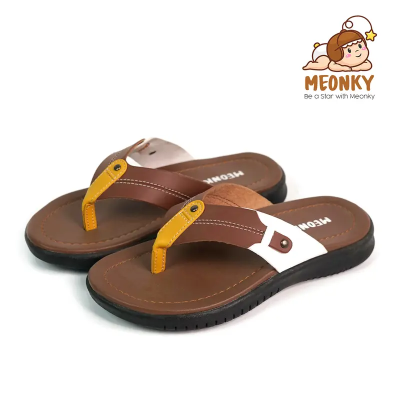 Sandal Anak Laki Laki Sendal Japit Anak Cowok Original Meonky SB - 11 Cocok Untuk Bermain Sekolah Pesta anak kecil  Gratis Ongkir Ke seluruh Indonesia Kaki Fashion Sd 0