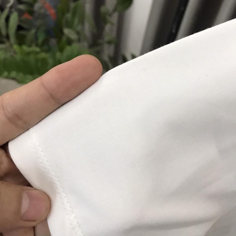 Áo Thun Nhóm Màu Trắng Mẫu AN03 Đồng Phục Du lịch Ngắn Tay Cổ Tròn NỮ Nam Top Women 3