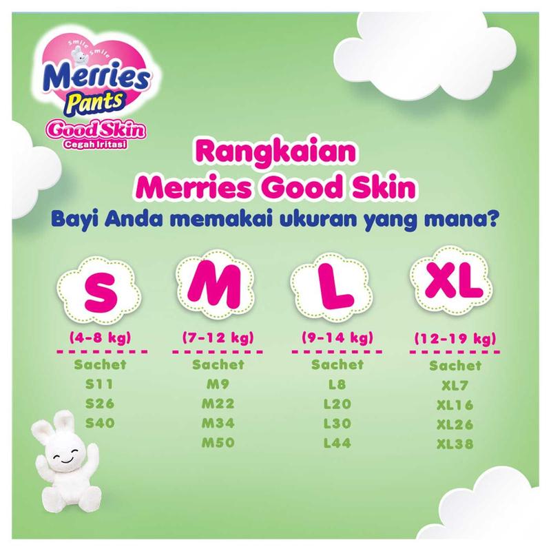 Product Introduction of promo 2 ball Merries Pants Good Skin XL 16 0