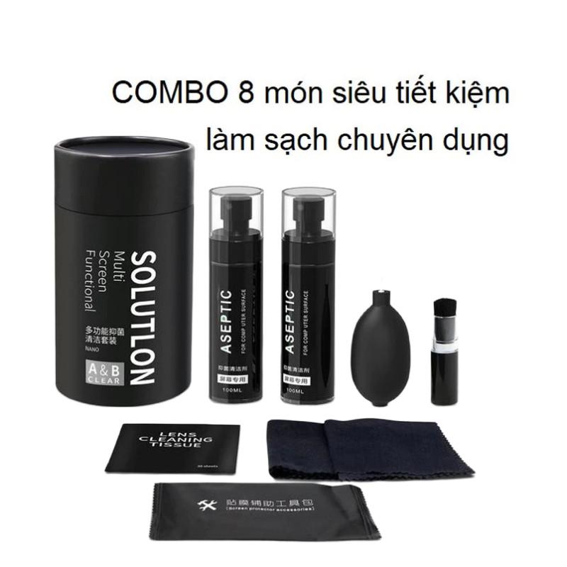 🔥🔥🔥Bộ làm sạch máy tính Bộ làm sạch màn hình LCD Làm sạch màn hình phun Máy chà bàn phím kẽ hở 0