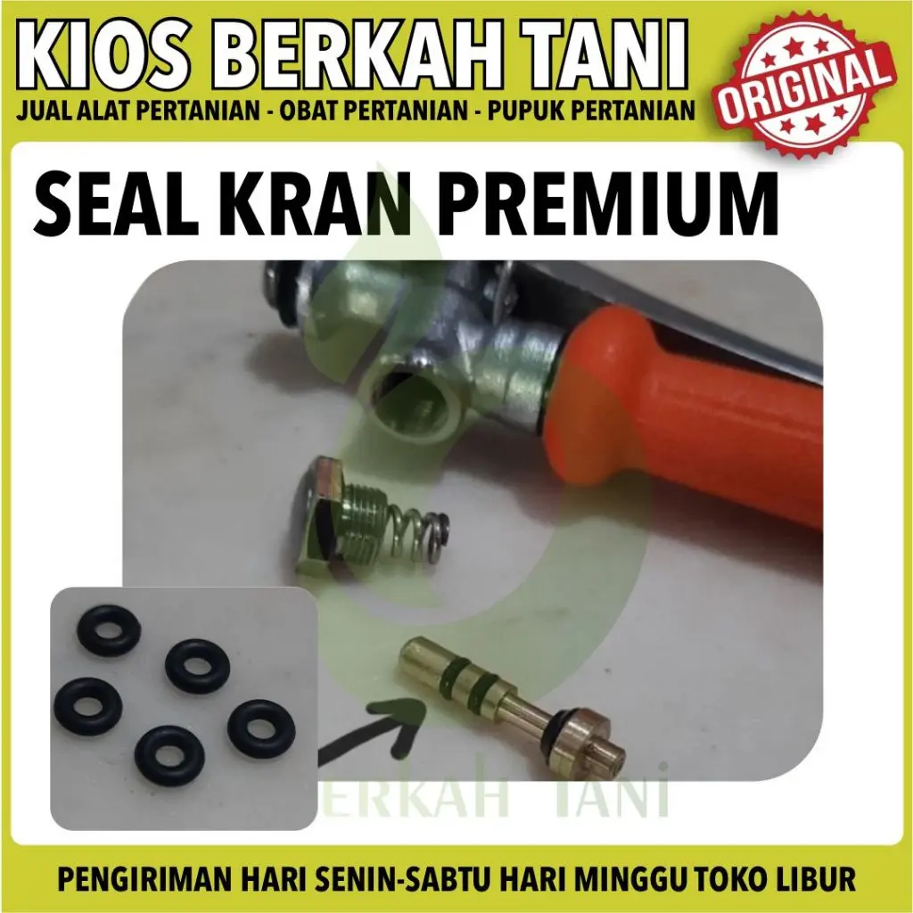 seal karet handle kran premium warna orange isi 5 pcs