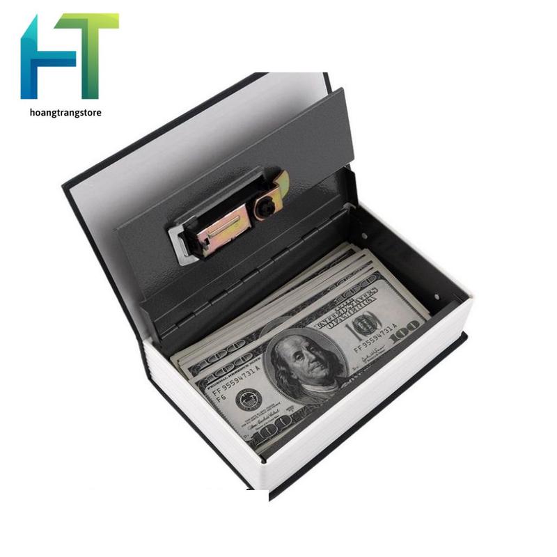 Két Sắt Mini - Két Sắt Hình Quyển Sách Thiết Kế  Sang Trọng, Sáng Tạo Dùng Chìa Khóa Giúp Bé Tiết Kiệm