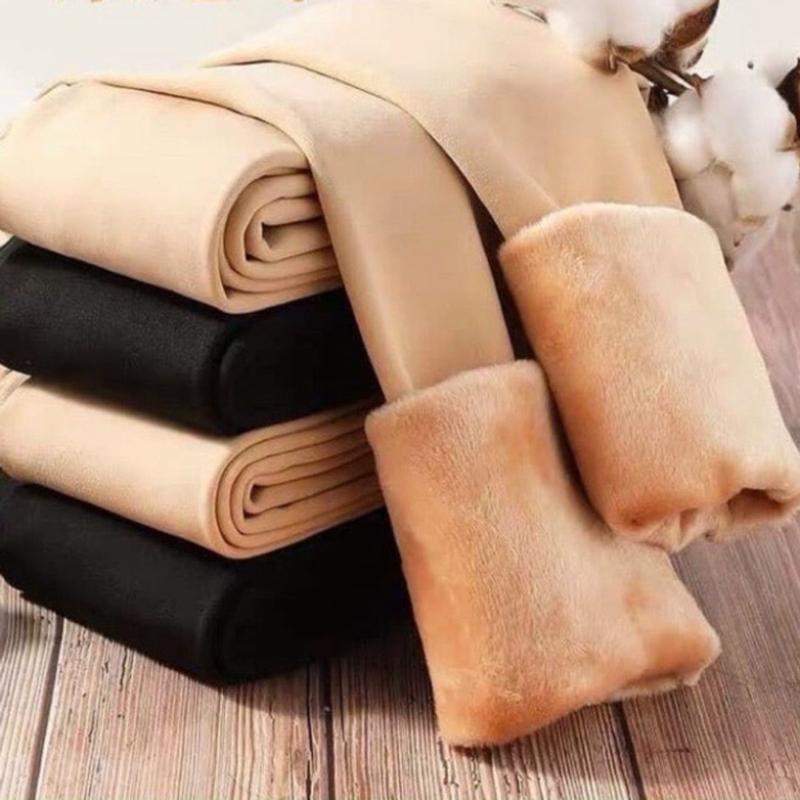   HOT  Quần tất nữ lót lông giữ nhiệt màu da đen dày đẹp mùa đông siêu ấm có sỉ tat  gaucocao quần tất  nỉ 