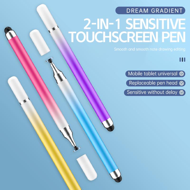 【COD】Terbaru Pen Sentuh Kepala Ganda Warna Gradien Pen Tulis Tangan Tablet Ponsel Edit Lukisan Pen Kapasitif 【COD】Terbaru Pen Sentuh Kepala Ganda Warna Gradien Pen Tulis Tangan Tablet Ponsel Edit Lukisan Pen Kapasitif