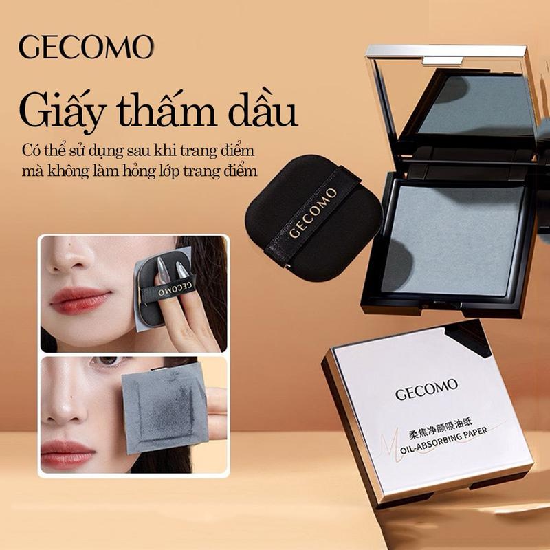 Giấy Thấm Dầu Than Tre Hoạt Tính GECOMO 100 Tờ - Giải Pháp Hoàn Hảo Cho Làn Da Mịn Màng - Làm Đẹp Da, Skincare Cosmetic giấy  thấm giấy  thấm giay  thamdau