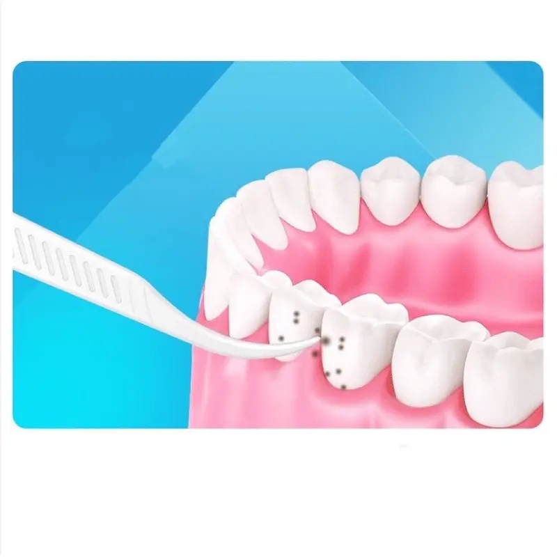 Benang Tusuk Gigi Pembersih Sela Gigi Steril 50 PCS Benang Busur Tusuk Gigi Macromole MKS N02cul Carea Benang Tusuk Gigi Macromolecul carea Dental flosser Toothpick SH S11 4