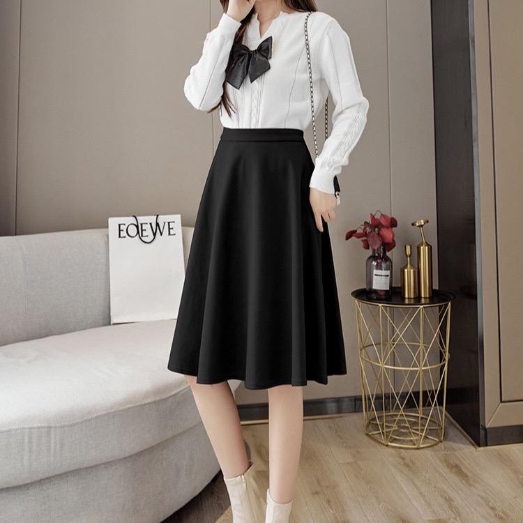  M60-Chân váy xoè dáng dài bigsize<80kg 