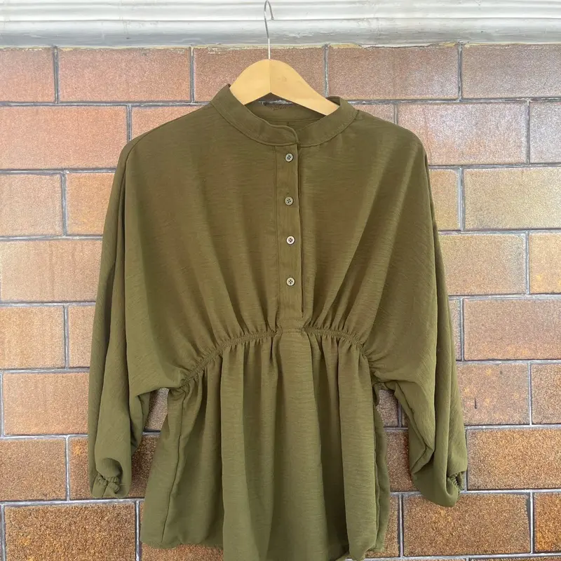 ISYANA BLOUSE RAYON CRINGKEL AIRFLOW PREMIUM Polos 5