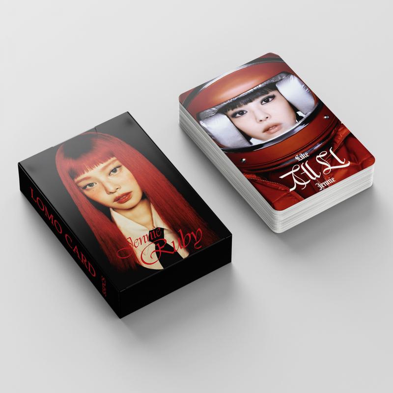 Bộ Thẻ LOMO Nhóm Nhạc Blackpink, LINXX, 55 Cái, Chủ Đề Album RUBY JENNIE Solo, Bộ Sưu Tập Người Hâm Mộ Nhóm Nhạc Nữ Kpop, Bao Gồm Hỗ Trợ Thẻ Ảnh, Thích Hợp Cho Người Hâm Mộ, Hàng Hóa 2
