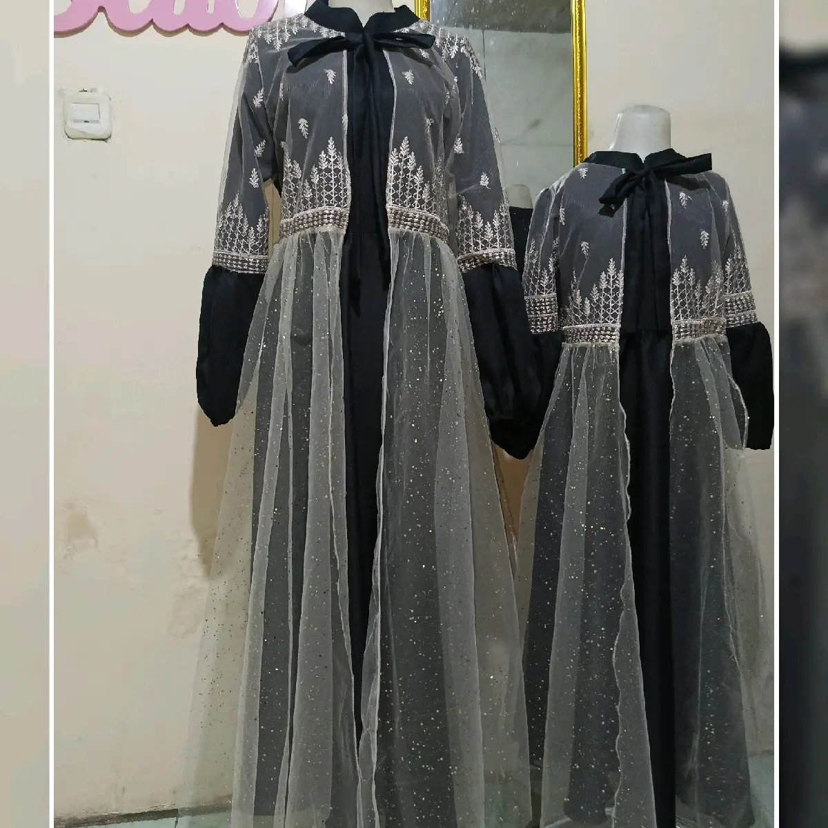 Gamis clara mewah elegan premium dewasa