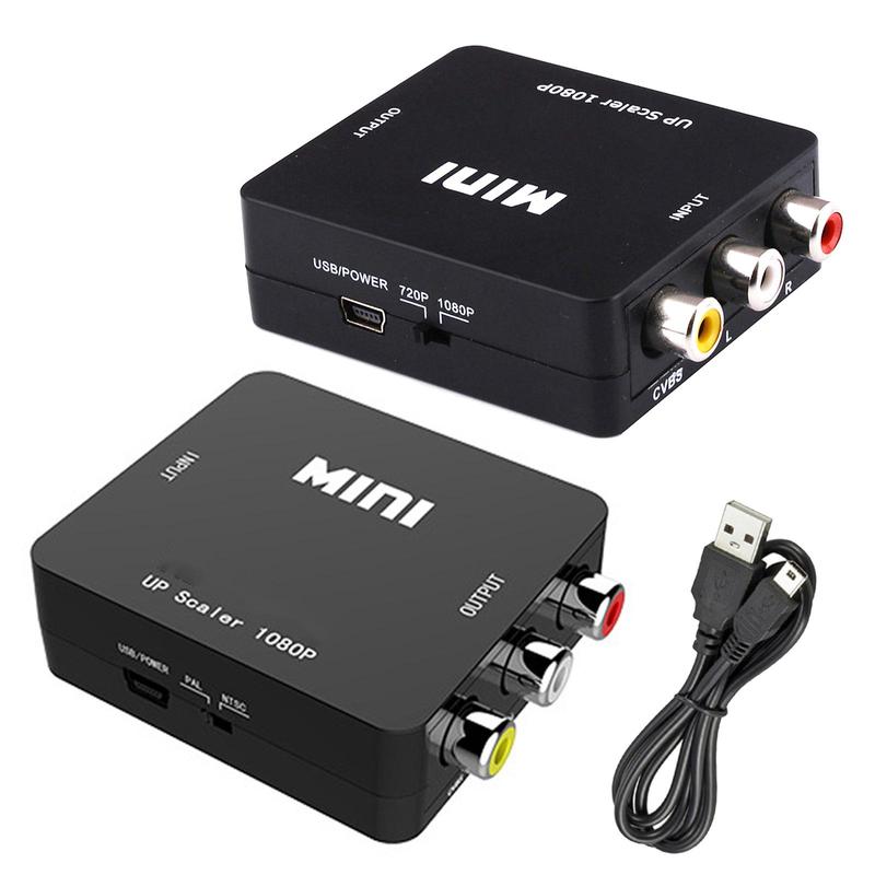 Product Introduction of Bộ chuyển đổi AV sang HDMI, 1 bộ, Hỗ trợ đầu ra độ nét cao 1080p hoặc 720p, Không cần cài đặt trình điều khiển, Cầm Tay, linh hoạt, cắm và chạy Phụ Kiện 97