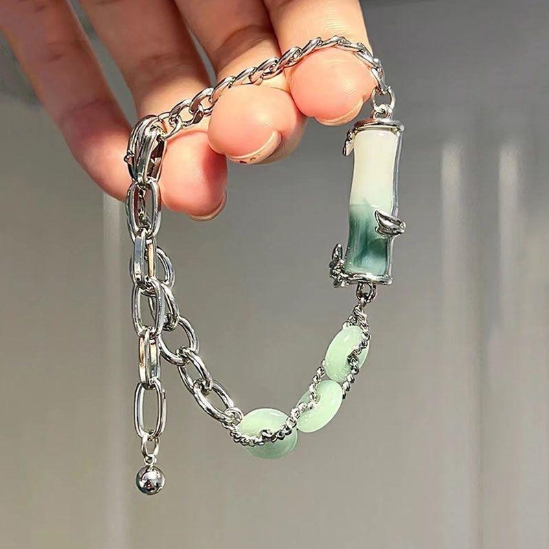 Product Introduction of TikTok Anti-Cat's Eye Crystal Women's Niche Design Bracelet DIY Stone Sunlight Gold Sand High-Quality Exquisite Fortune Pendant 7