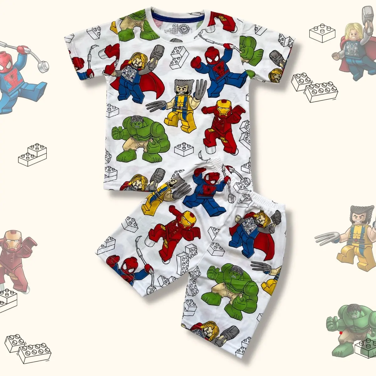 BIG SIZE BAJU ANAK SUPERHERO TERBARU PAKAIAN ANAK LAKI LAKI FULLPRINT