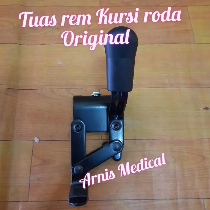 Tuas rem dudukan rem Kursi roda,sparepart kursi roda - kanan [CM]