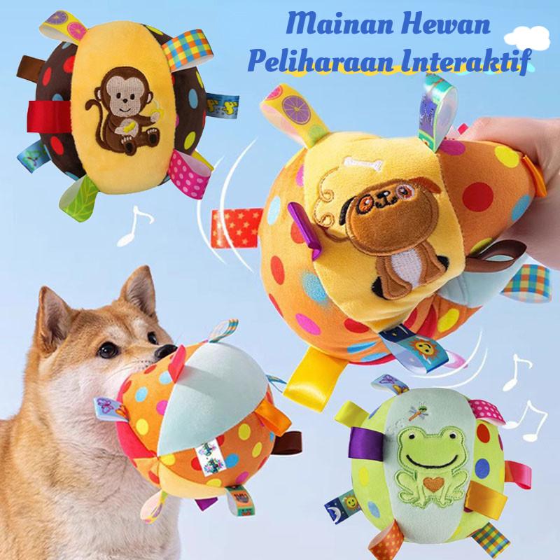 Mainan Hewan Peliharaan Interaktif/Mainan Suara Hewan Peliharaan/Mainan Bola Anjing Tahan Gigitan/Mainan Suara Mewah Untuk Anjing 1
