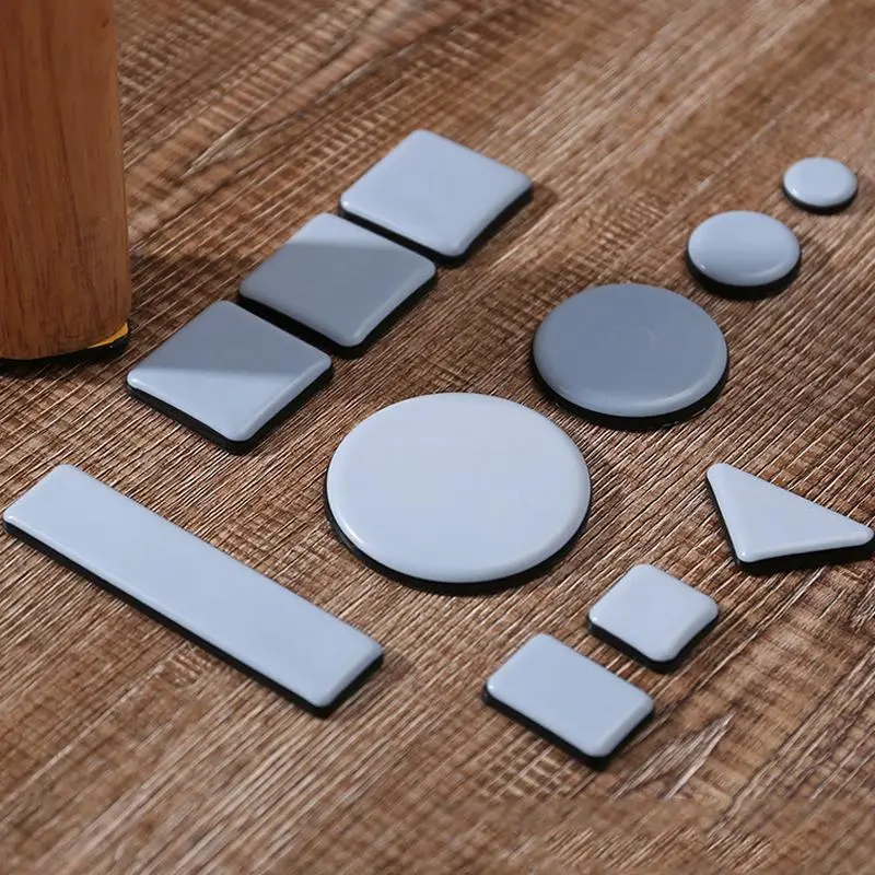 4Pcs Furniture Leg Slider Pads Wear-Resistant Silent Household Table Chair Foot Pads Mobile Table Corner Anti-Collision Pads