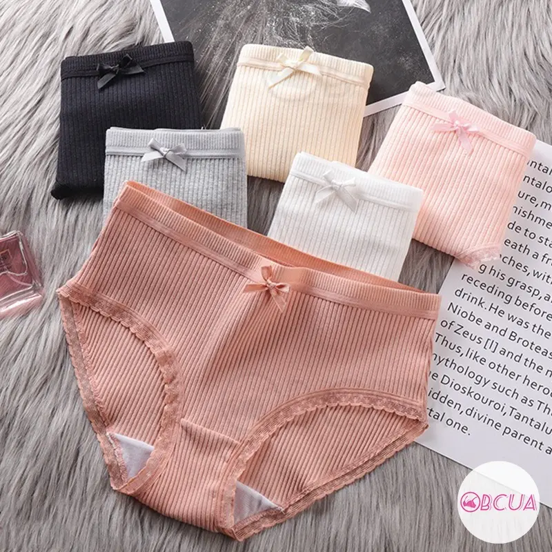6Pcs/12Pcs Seamless Panties for Women Sexy Underwear V Design Waist Briefs B08Set