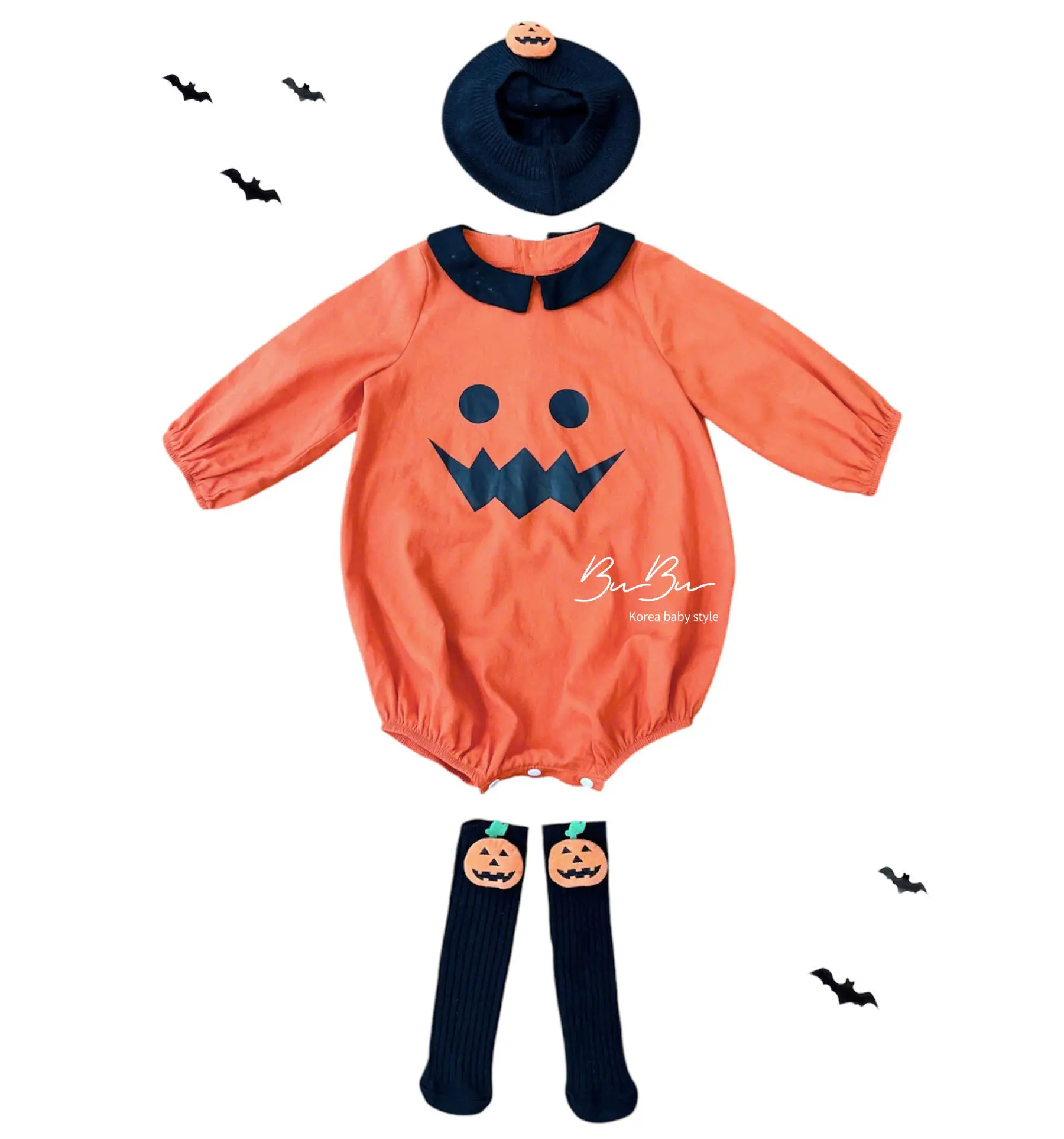 Pum Jumsuit - Jump Bí Ngô Halloween Cho Bé (Ảnh chính chủ)