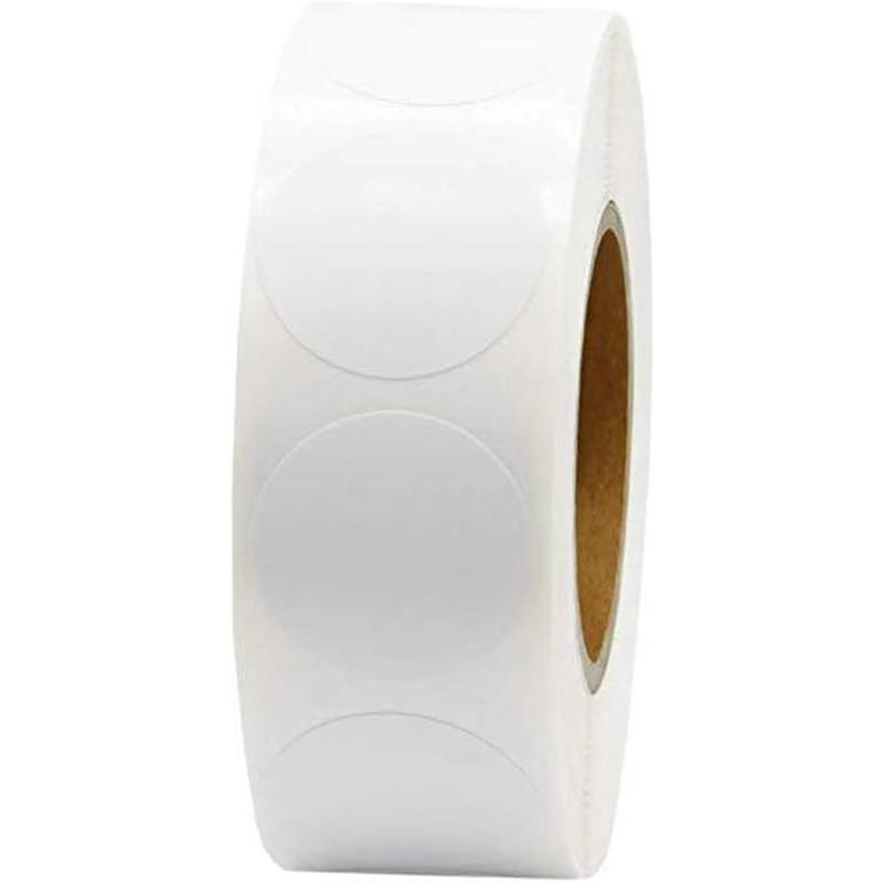 1000 count Circle Stickers, 1 Inch Round Blank Garage Sale Price ...