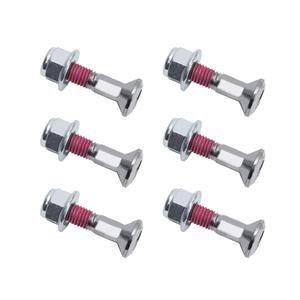 Heavy Duty High Strength Sprocket Bolt Locking Flange Nut Kit Compatible for Motocross Dirt Bike Motorcycles Pack of 6