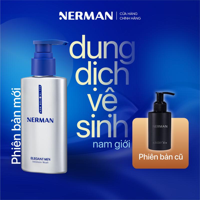  Dung dịch vệ sinh nam giới Nerman Elegent Men Nerman hương nước hoa 100ml  chai 
