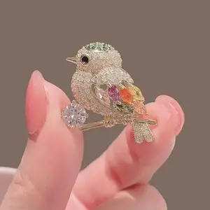 1Step Bros Burung Kupu-Kupu Berlian Penuh Indah Pin Bros Bird Brooch Broch Baju Fashion Premium Mantel Serbaguna Beauty Accessories Baju Bros Ringket A191