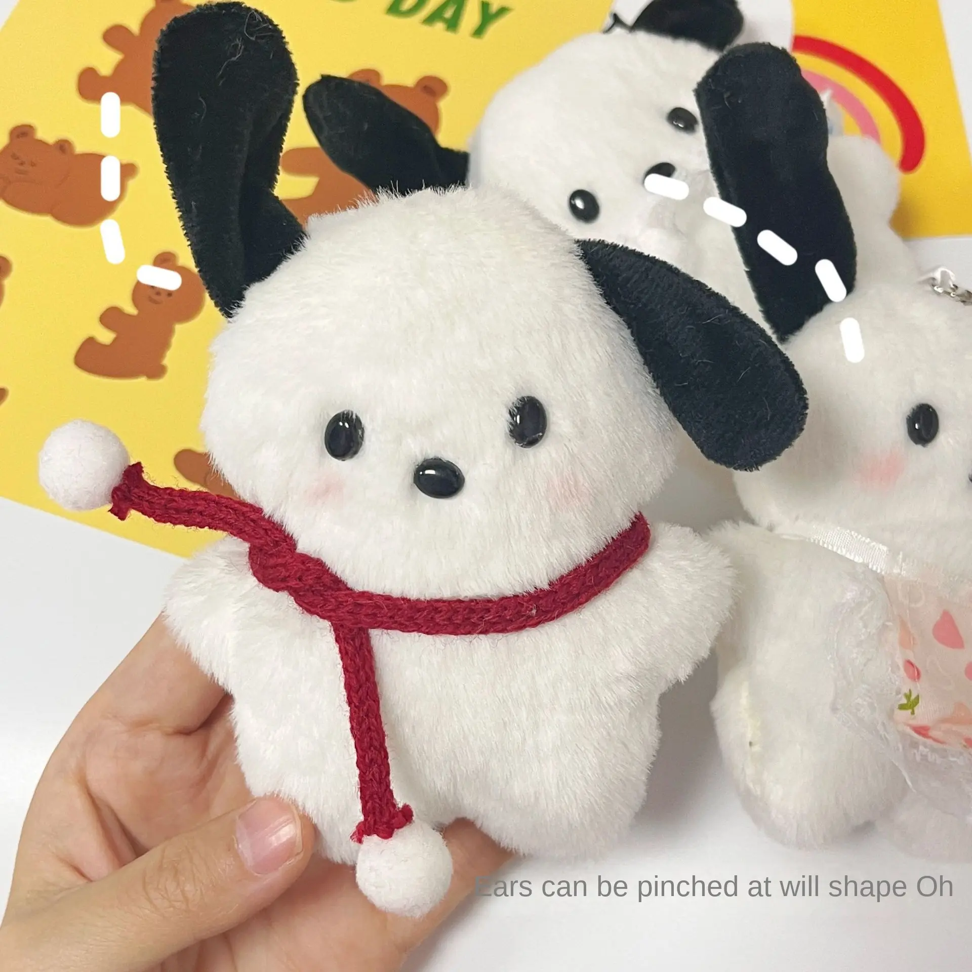 Blush Pacha Dog Cute Doll Girlish Schoolbag Pendant Plush Creative Doll Birthday Gift Sanliou