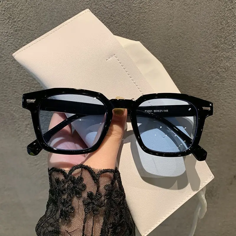 PL-WW007 Kacamata Wanita Pria Optik Anti Sunglass Dengan Fashion Sunglasses Kacamata Hitam Black Blue Eyewear 3