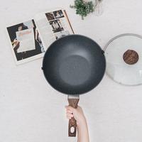Gambar Kanahome - Keiko Wokpan/Panci Marble Induksi anti lengket 28cm dengan tutup dari Kanahome-id Kab. Bandung 5 Tokopedia
