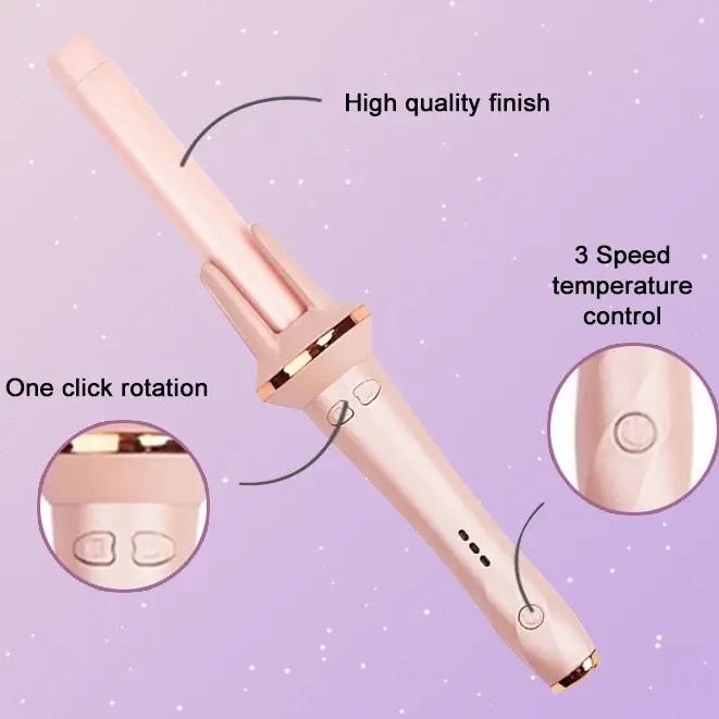 LifeHut X Cece Virna Catokan Keriting Keramik Otomatis Hair PremiumWanita Tidak Ada Kerusakan Rambut CurlyRambut Magic Curler Catok Quick Safe 5