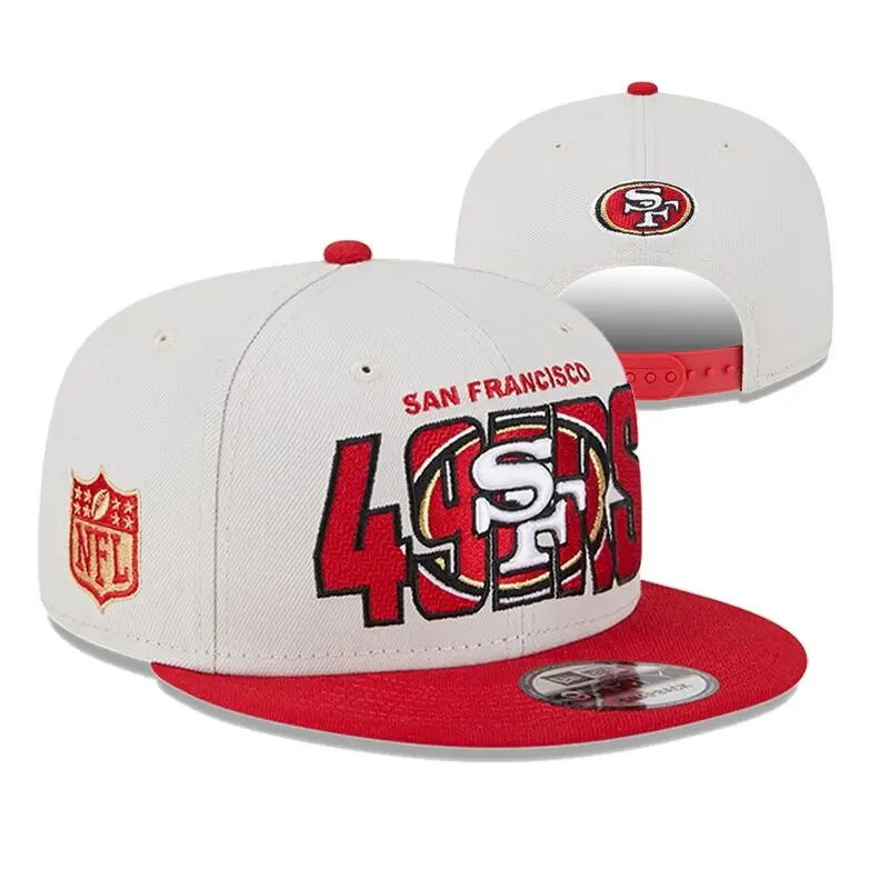 2024 [New]!✔️New Arrivals Caps NFL San Francisco 49ers Snapback Cap Men Women Hat Sport Outdoor Hip Hop Hats with Adjustable Strap Los Angeles cap Los Angeles cap