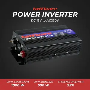 AShop Power Inverter Mobil Pure Sine Wave DC 12V to AC 220V 1000W