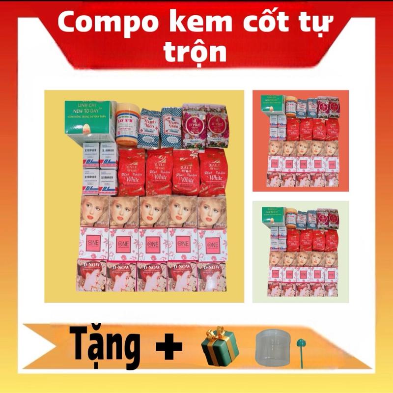 Compo kem cốt thái rỉ dầu vàng( tự trộn ) Làm Đẹp Da Skincare Dưỡng Ẩm Da Chăm Sóc Da Nữ Women