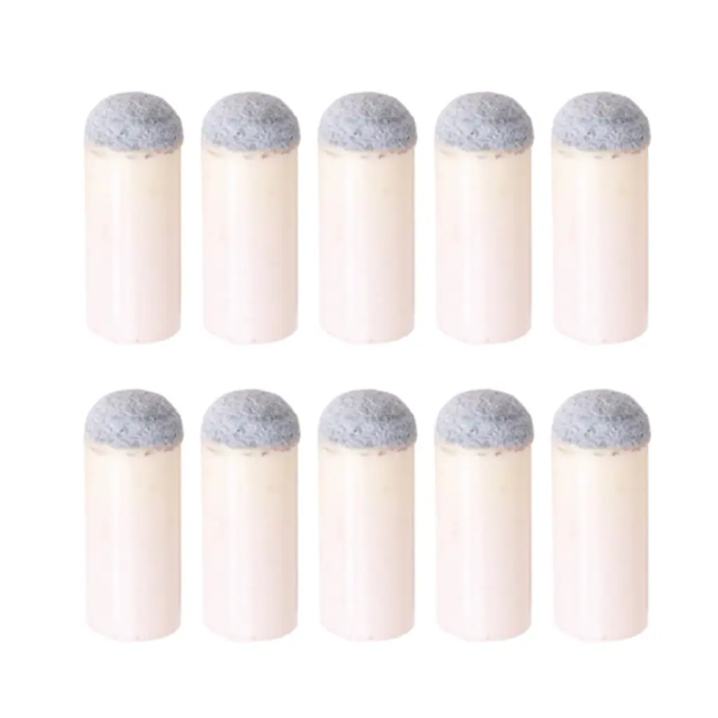 Đầu Bi-a Bỏ Qua, 10 Cái, Thay Thế, Thích Hợp Cho Bi-a Và Snooker, Ferrules, Dễ Lắp Đặt, Phụ Kiện Bi-a