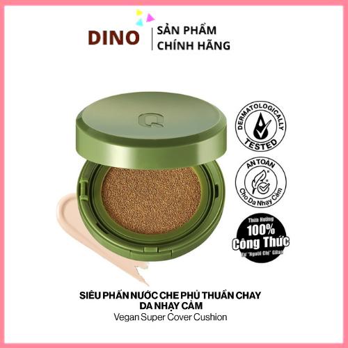 Siêu Phấn Nước Che Phủ GLAMRR Q Vegan Super Cover Cushion SPF50+ PA+++ 1 lõi x 15g
