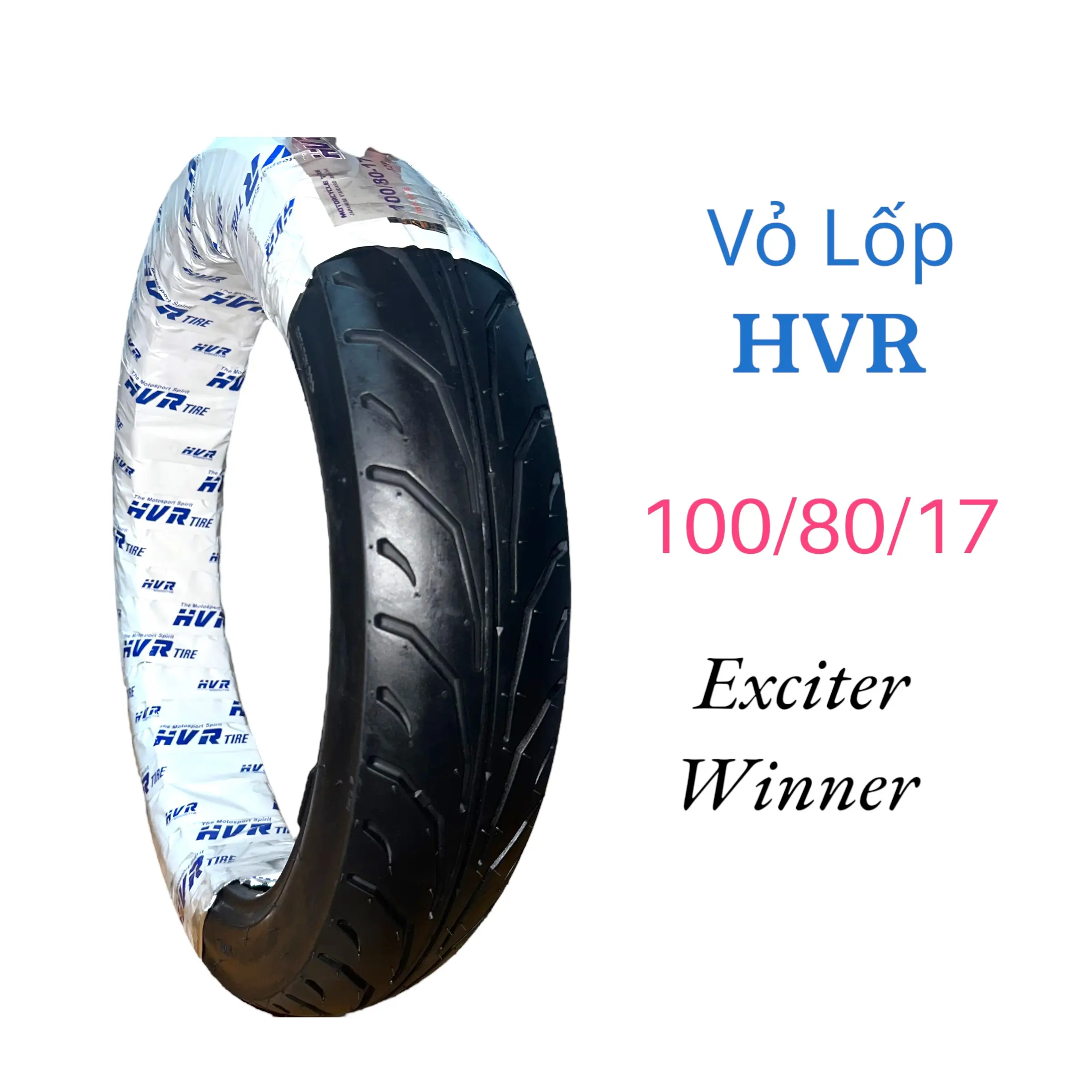 Vỏ Lốp Xe 100/80/17 Exciter Winner thương hiệu HVR Phụ Tùng Phụ Kiện