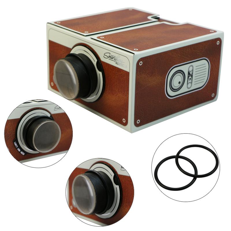 Portable Cardboard Smartphone Projector 2.0 DIY Mobile Phone Cinema Theater 4
