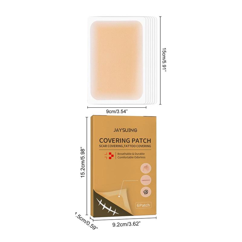 Product Introduction of 6patch Invisible Concealer Patch Skin Tattoo Scar Concealer Cover Patch Waterproof Skin Color Cover Patch 49