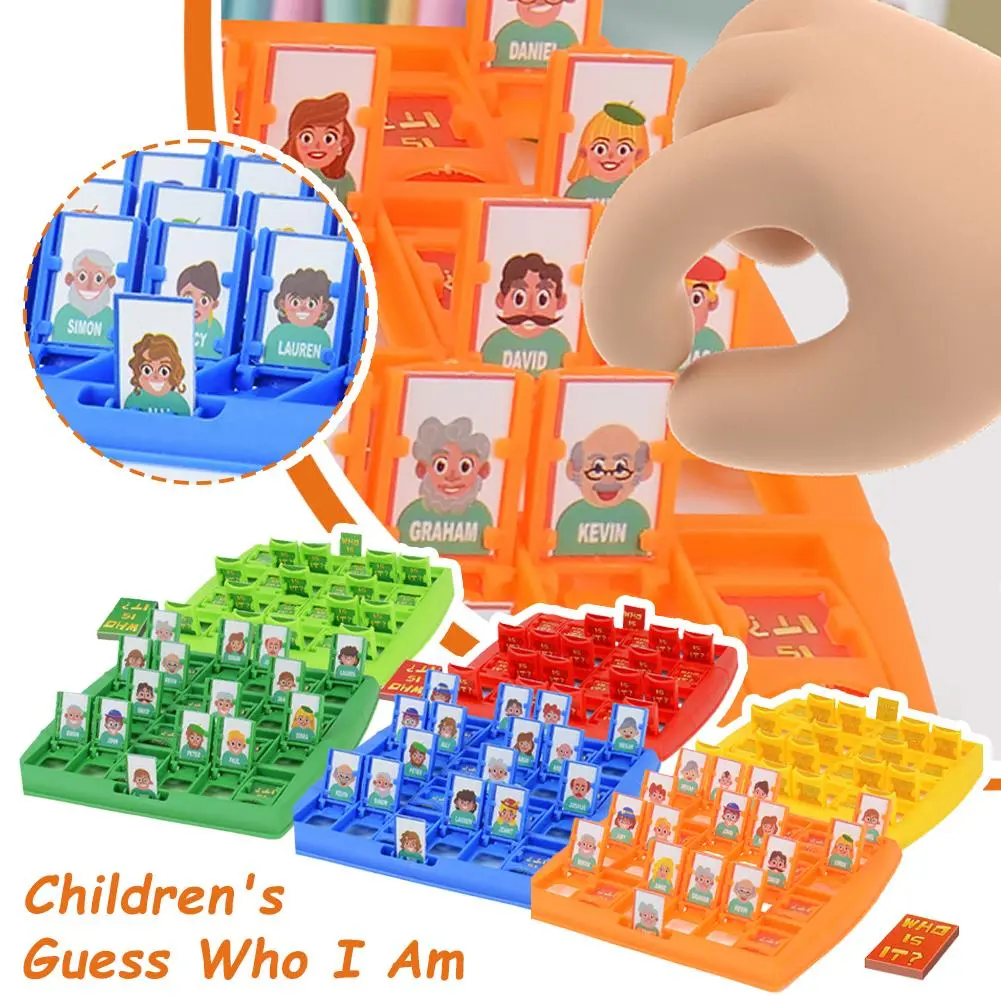 Đoán xem đó là ai? Trò Chơi Cờ Bàn, Phong Cách Cổ Điển, Trò Chơi Đoán Gia Đình Vui Nhộn, Thích Hợp Làm Quà Tặng Trẻ Em, Cho Trẻ Em, J3T6